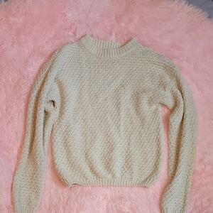 Universal Thread Cream Textured Sweater